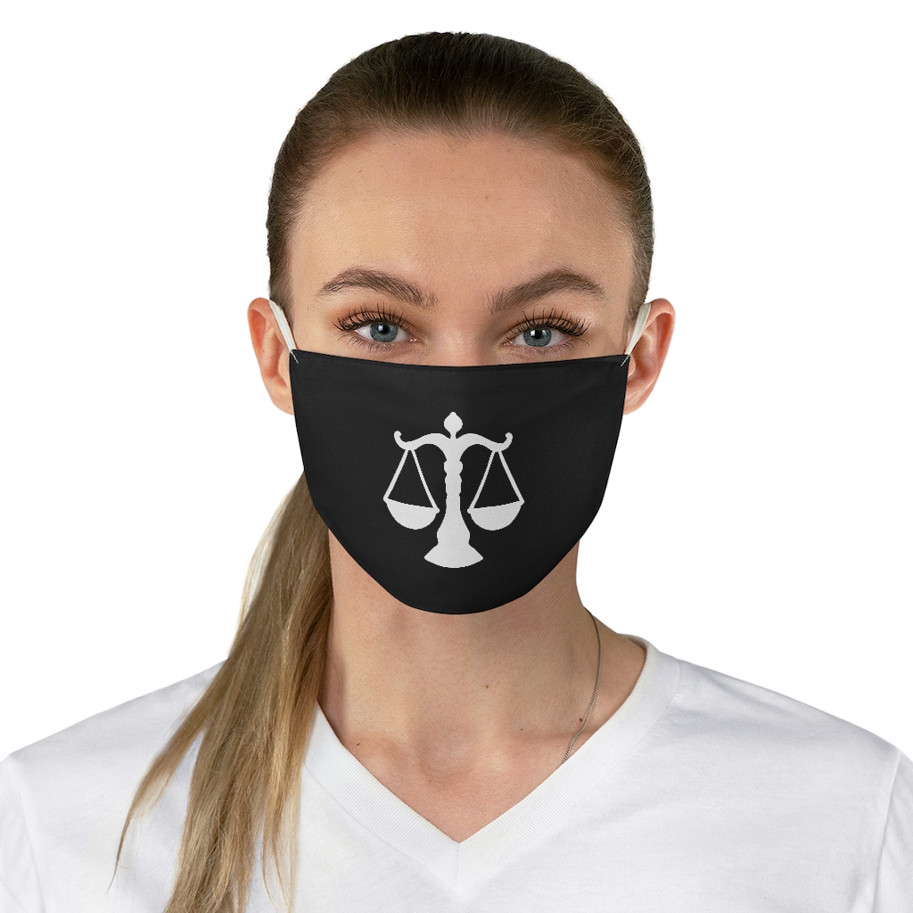 Scales of Justice Face Mask Lawzilla Store